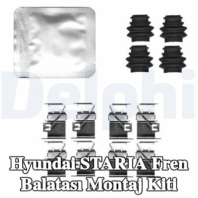 DELPHI Fren balatası montaj kiti — Hyundai Staria