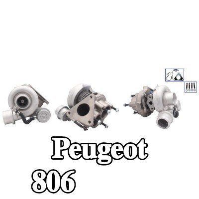 TURBOS EUROPE الشاحن التوربيني مع الحشيات/الأختام — 1995 Peugeot 806