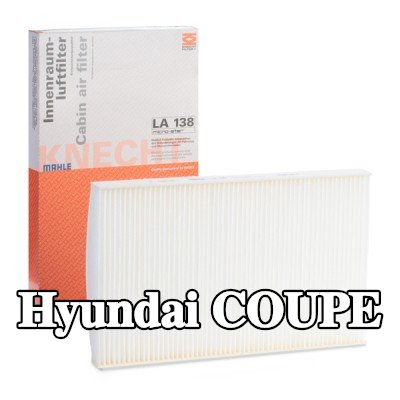 MAHLE مرشح حبوب اللقاح Particulate Filter — 2000 Hyundai Coupe