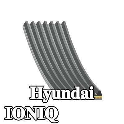 FEBI BILSTEIN حزام سيربنتين 994mm, Number of ribs: 7 — Hyundai Ioniq
