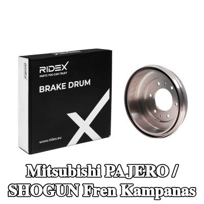 RIDEX Arka aks fren kampanası, 254, 0mm, tekerlek yatağı olmadan, tekerlek göbeği olmadan, tekerlek saplamaları olmadan — Mitsubishi Pajero / Shogun
