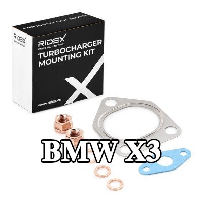 RIDEX مجموعة التثبيت, الشاحن مع الحشيات/الأختام, مع دليل التركيب — 2004 BMW X3