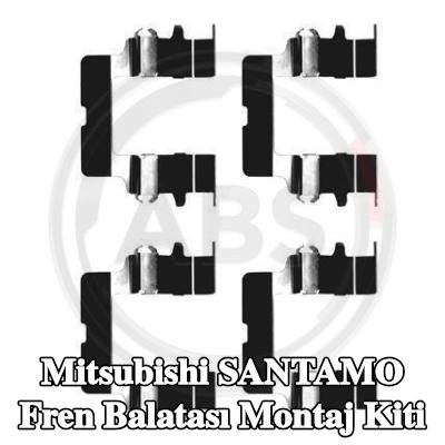 A.B.S. Fren balatası montaj kiti — Mitsubishi Santamo