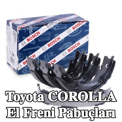 BOSCH El freni pabuçları — 2002 Toyota Corolla