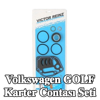 REINZ Krank mili contalı karter conta seti, entegre mil contası olmadan — 2002 Volkswagen Golf
