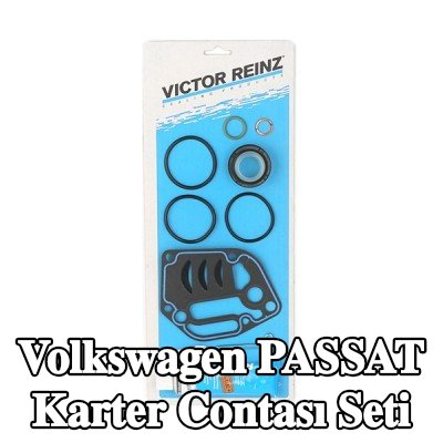 REINZ Krank mili contalı karter conta seti, entegre mil contası olmadan — 2002 Volkswagen Passat