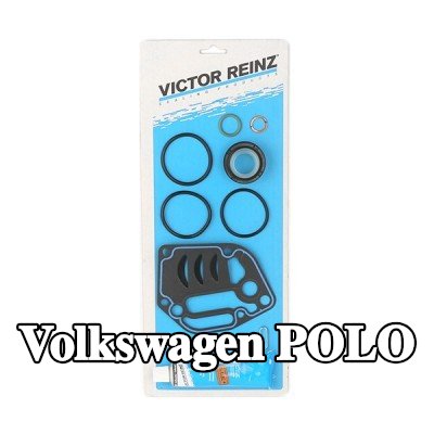 REINZ مجموعة حشيات علبة المرافق مع مانع تسرب العمود المرفقي, بدون مانع تسرب عمود مدمج — 2005 Volkswagen Polo