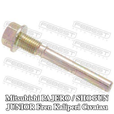 FEBEST Fren kaliperi cıvatası Üst Ön Aks — Mitsubishi Pajero / Shogun Junior