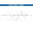 ATE El freni kablosu 1720mm — 2017 Kia Sportage (1)