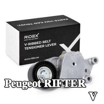 RIDEX ذراع الموتر، الحزام المضلع على شكل V — Peugeot Rifter
