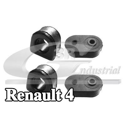 3RG طقم إصلاح, جلبة قضيب مانع الانقلاب المحور الأمامي كلا الجانبين — Renault 4