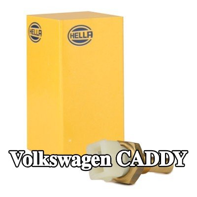 HELLA مستشعر, درجة حرارة سائل التبريد M10x1, مع حشية/مانع تسرب — 1990 Volkswagen Caddy