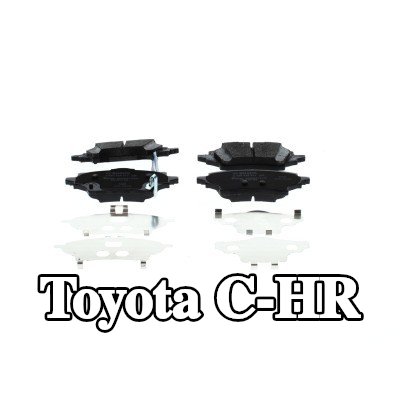 BOSCH مجموعة وسادات الفرامل 15, 8mm, مع لوحة مانعة للصرير, مع دليل التركيب — Toyota C-hr