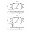 BOSCH Fren balatası seti 16mm — Hyundai Atos (1)