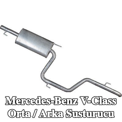 IZAWIT Orta / Arka susturucu — Mercedes-Benz V-Class