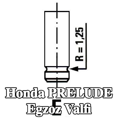 IPSA Egzoz valfi — Honda Prelude