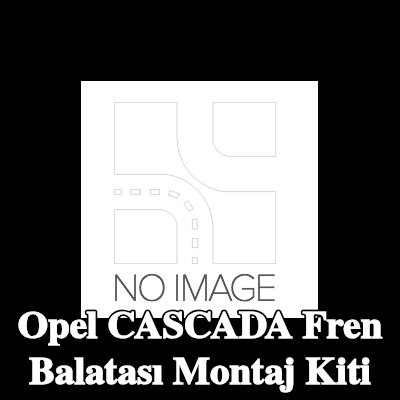 BOSCH Fren balatası montaj kiti — Opel Cascada