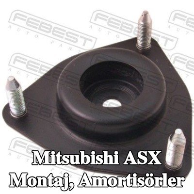 FEBEST Montaj, amortisörler Ön Aks, rulman içermez — Mitsubishi Asx