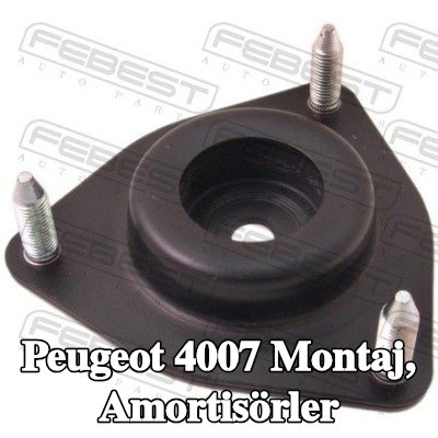 FEBEST Montaj, amortisörler Ön Aks, rulman içermez — Peugeot 4007