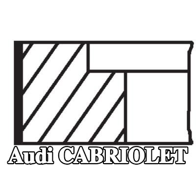 MAHLE مجموعة حلقات المكبس — 1991 Audi Cabriolet