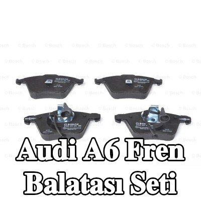 BOSCH Fren balatası seti 19, 3mm, gıcırtı önleyici plaka ile, piston klipsli — 2002 Audi A6