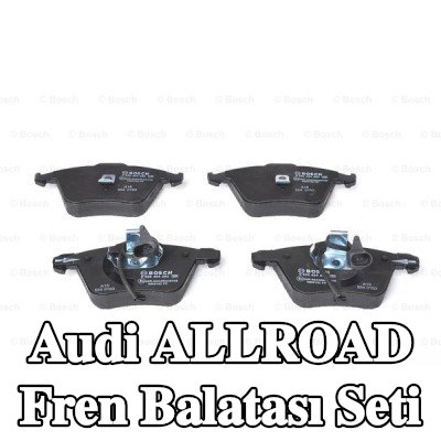 BOSCH Fren balatası seti 19, 3mm, gıcırtı önleyici plaka ile, piston klipsli — Audi Allroad