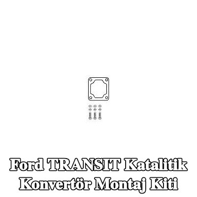 HJS Kelepçesiz katalitik konvertör montaj kiti — 2000 Ford Transit