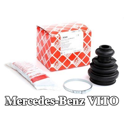 FEBI BILSTEIN طقم غطاء مفصل CV, عمود الدفع المطاطي — Mercedes-Benz Vito