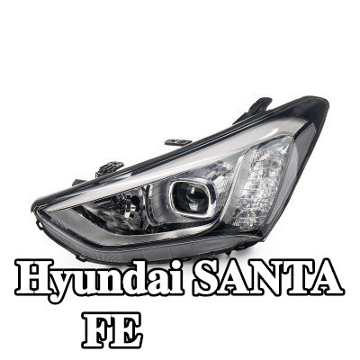 PRASCO المصباح الأمامي الأيسر, D3S/H7, LED, مع محرك لتسوية المصابيح الأمامية — Hyundai Santa Fe