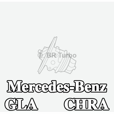 BR Turbo CHRA توربو مع مجموعة الحشيات — Mercedes-Benz Gla