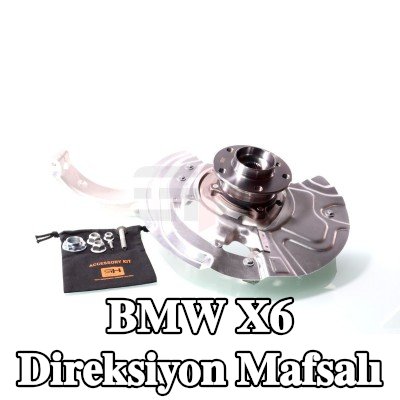 GH Direksiyon mafsalı Ön aks sol, cıvata/vida ile, sıçrama koruma kapaklı, tekerlek yatağı ile, tekerlek göbeği ile — BMW X6