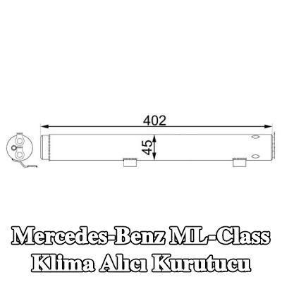 MAHLE Klima alıcı kurutucu — 2008 Mercedes-Benz ML-Class