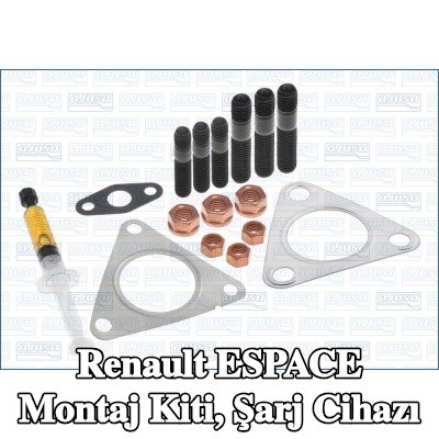 AJUSA Montaj Kiti, conta/sızdırmazlık elemanları ile şarj cihazı — 1997 Renault Espace