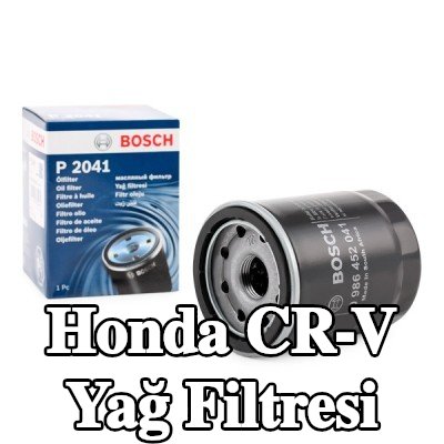 BOSCH Tek çek valflı yağ filtresi — 2012 Honda Cr-v