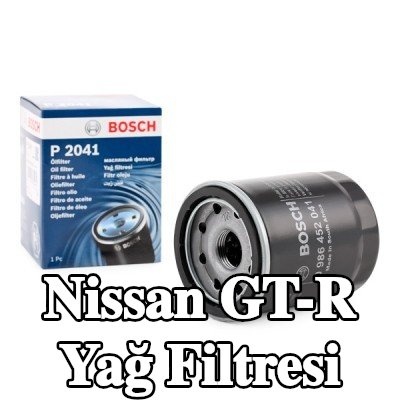 BOSCH Tek çek valflı yağ filtresi — Nissan Gt-r