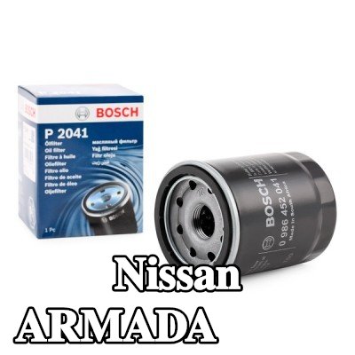 BOSCH فلتر الزيت مع صمام واحد مانع للرجوع — Nissan Armada