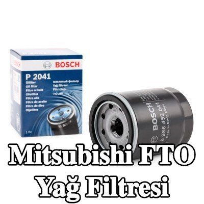 BOSCH Tek çek valflı yağ filtresi — Mitsubishi Fto