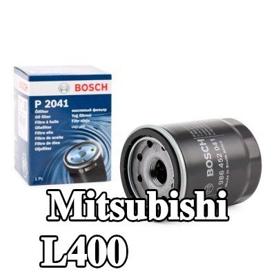 BOSCH فلتر الزيت مع صمام واحد مانع للرجوع — Mitsubishi L400