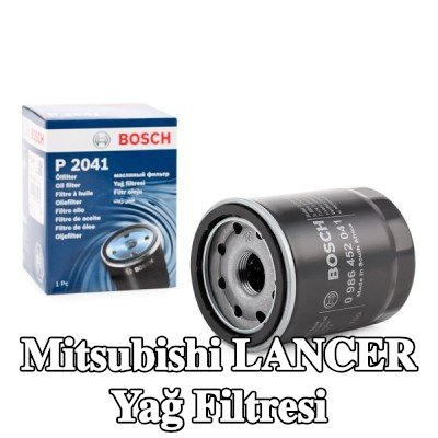 BOSCH Tek çek valflı yağ filtresi — 2004 Mitsubishi Lancer