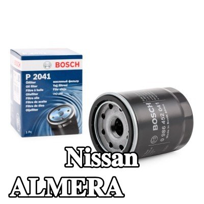 BOSCH فلتر الزيت مع صمام واحد مانع للرجوع — Nissan Almera