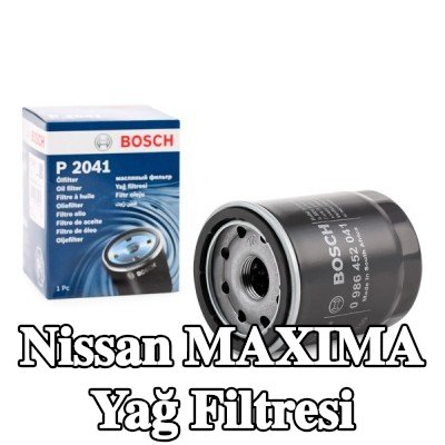 BOSCH Tek çek valflı yağ filtresi — 2000 Nissan Maxima
