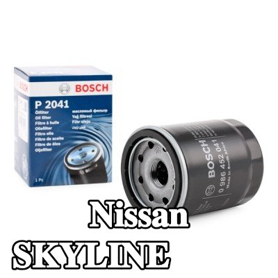 BOSCH فلتر الزيت مع صمام واحد مانع للرجوع — Nissan Skyline