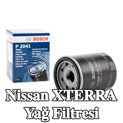 BOSCH Tek çek valflı yağ filtresi — Nissan Xterra