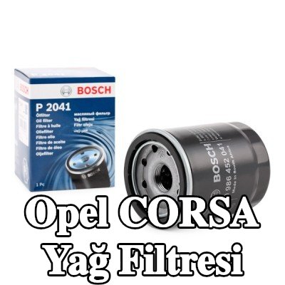 BOSCH Tek çek valflı yağ filtresi — 1997 Opel Corsa