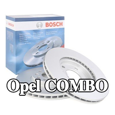 BOSCH القطر الخارجي لقرص المكابح: 280mm, مُهوى, مطلي — Opel Combo