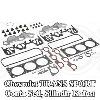 ELRING Conta seti, valf gövdesi contalı silindir kafası, emme manifoldu contası/contaları ile — Chevrolet Trans Sport