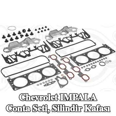 ELRING Conta seti, valf gövdesi contalı silindir kafası, emme manifoldu contası/contaları ile — 2000 Chevrolet Impala
