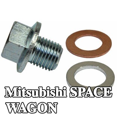 METZGER سدادة حوض الزيت M14x1, 5, مع حلقات مانعة للتسرب — Mitsubishi Space Wagon