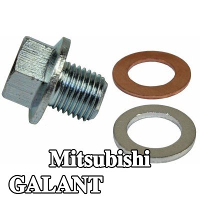 METZGER سدادة حوض الزيت M14x1, 5, مع حلقات مانعة للتسرب — Mitsubishi Galant
