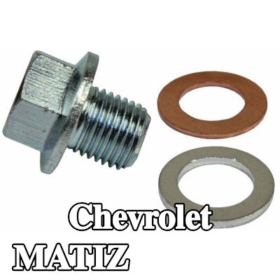 METZGER سدادة حوض الزيت M14x1, 5, مع حلقات مانعة للتسرب — Chevrolet Matiz